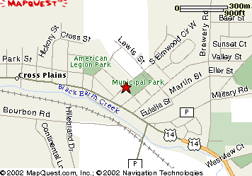 Mapquest map of the library's location