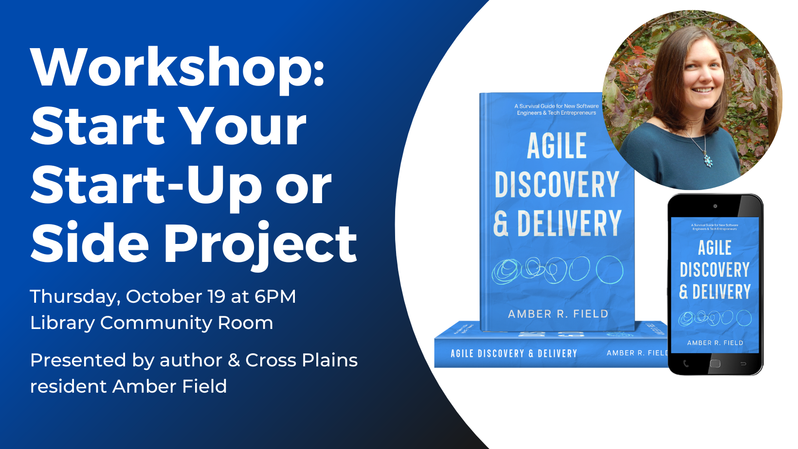 Cover for start up workshop on october 19