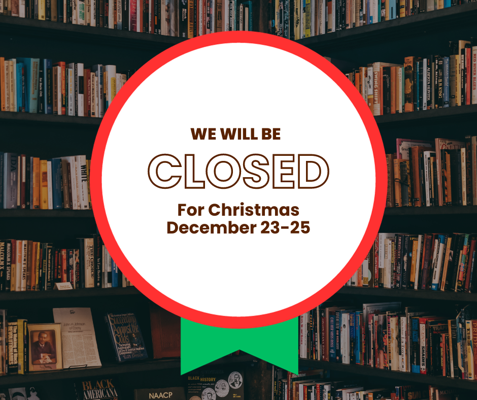 Library closed for christmas dec 23-25 banner