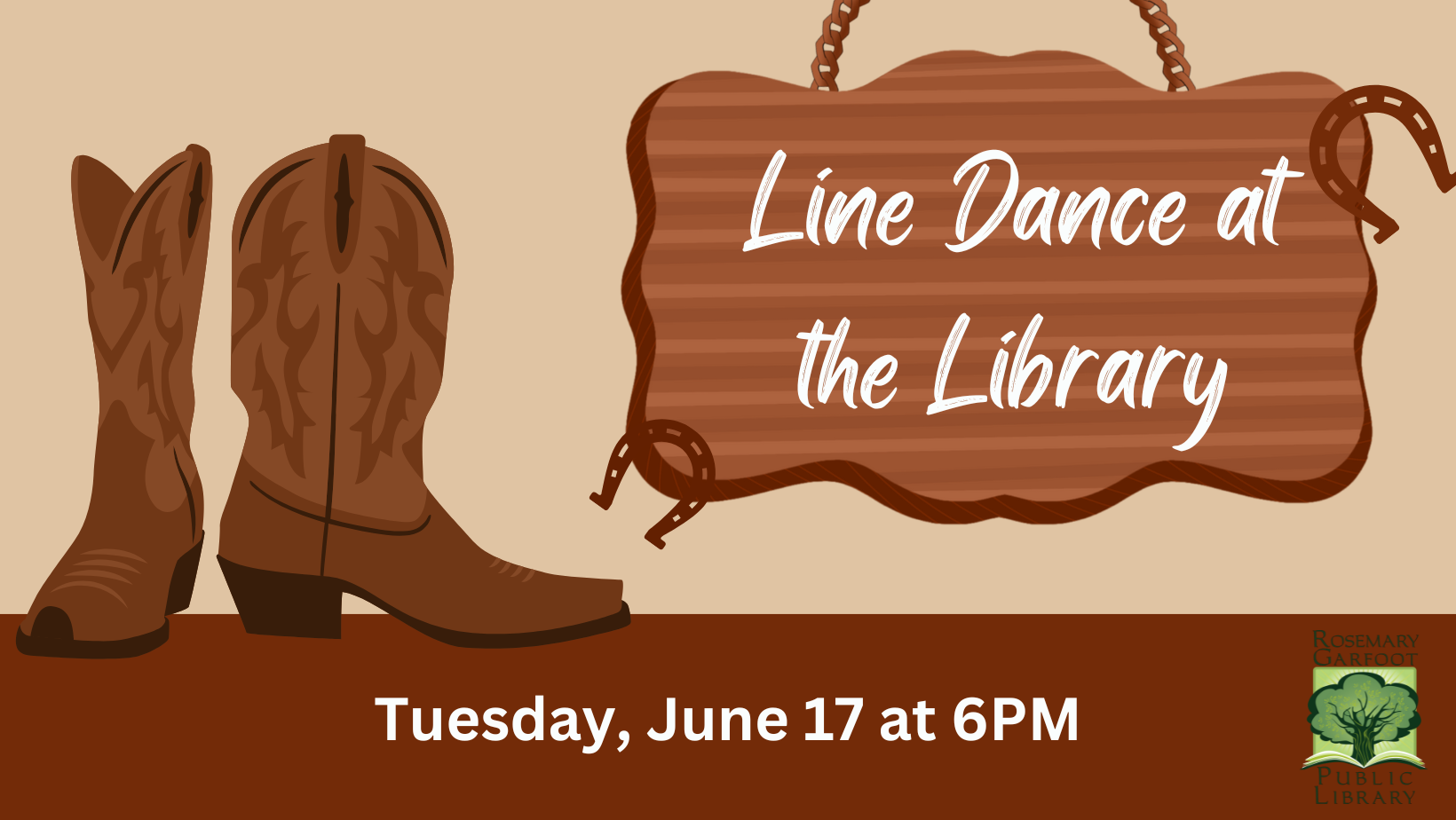 Line Dance at the Library on June 17