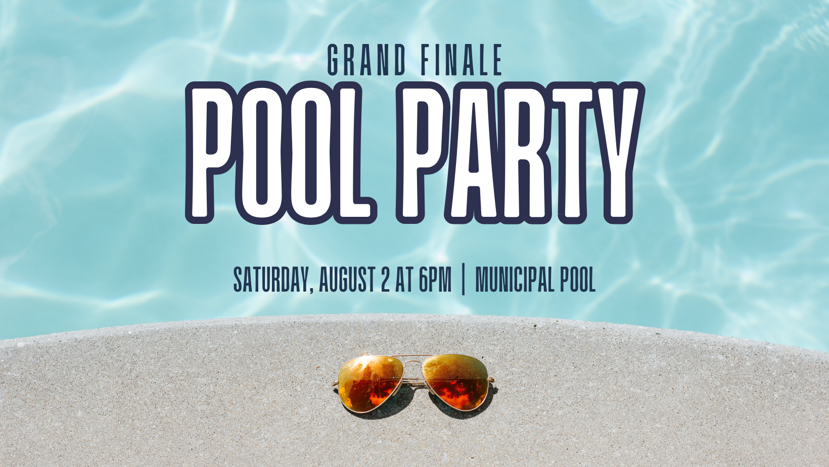 Grnad Finale Pool Party for summer reading