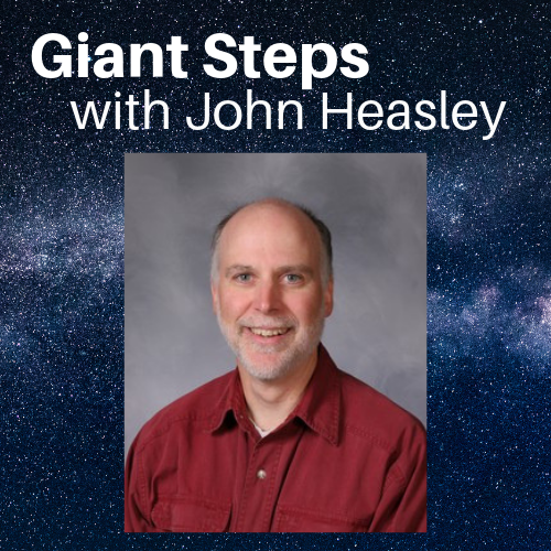 Giant Steps with John Heasley, with photo of John smiling