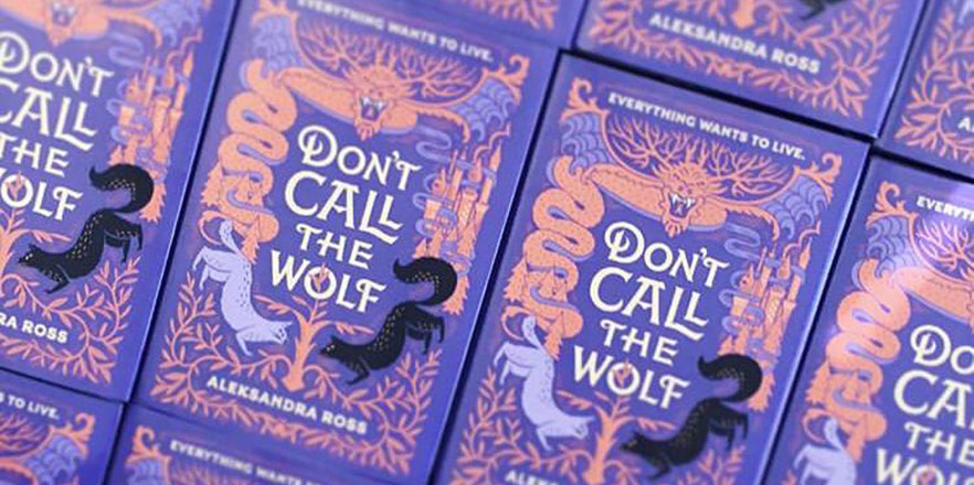 Don't Call the Wolf - repeated book cover images