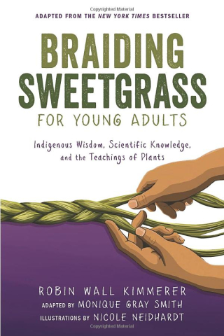 Braiding Sweetgrass Cover of Braiding Sweetgrass for Young Adults