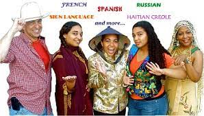 Sadarri and Company Group of 5 storytellers dressed in costumes