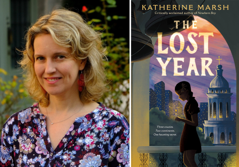 Lost Year cover with headshot of author
