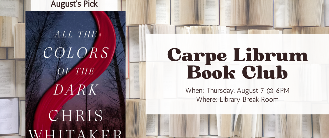 Carpe Librum Book Club August banner