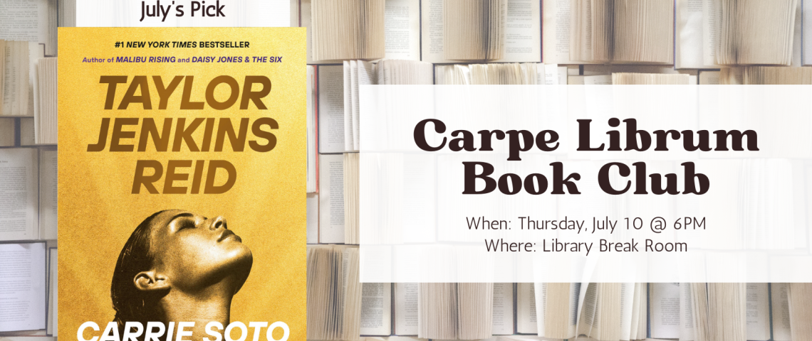 Carpe Librum Book Club Carrie Soto Is Back banner